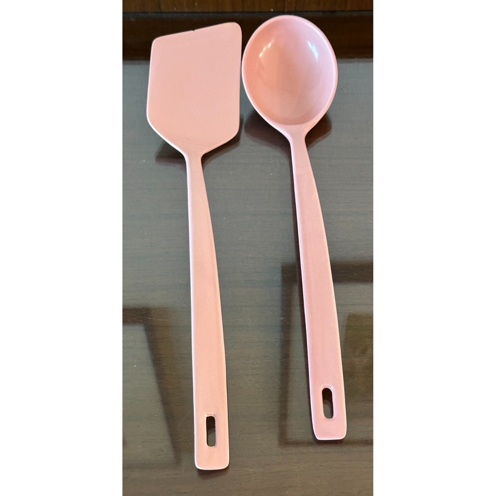 MCM Rubbermaid Pink Melamine 604/602 Alco Serving Spoon &‎ Spatula